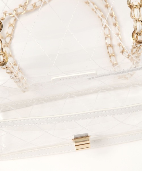 FOREVER21 ハンドバッグ クリアスクエアバッグ : ZOZOTOWN Yahoo