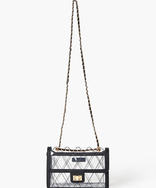 FOREVER21 ハンドバッグ クリアスクエアバッグ : ZOZOTOWN Yahoo