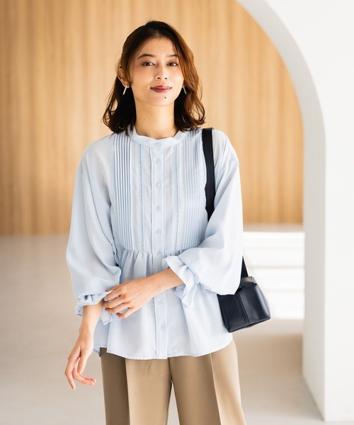 シャツ/ブラウス(長袖/七分) Oversized check ShirAP STUDIO Chikashitsu +】oversized check shirts / 【チカシツプラス】オーバー