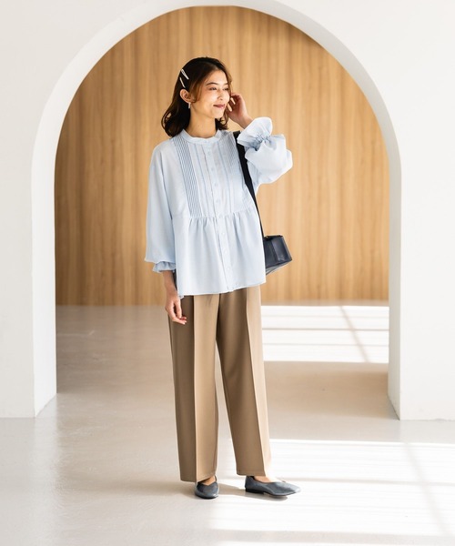 studio CLIP（スタディオクリップ） ブラウス シャツ しわになりにくい