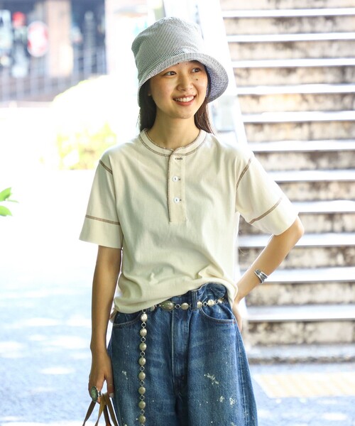 Healthknit tシャツ 「別注」Healthknit / 70s ヘンリーネック