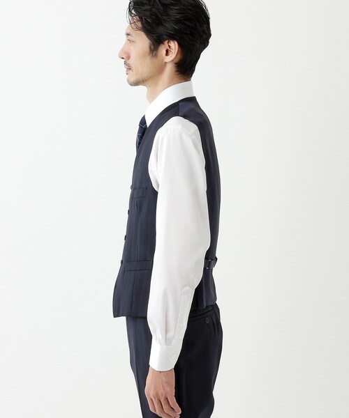 TAKEO KIKUCHI（タケオキクチ） スーツ ベスト 「THE FLAGSHIP」矢絣