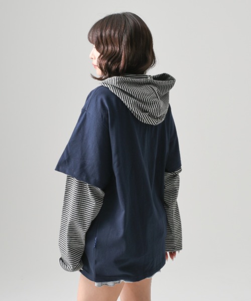 tシャツ A'GEM/9 × .kom 「ISTKUNST/イストクンスト」 FOREVER HOMIES LAYERED LS TEE/FOREVE ISTKUNST tシャツ A'GEM/9 × .kom 「ISTKUNST/イストクンスト
