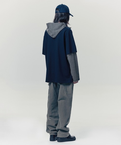 tシャツ A'GEM/9 × .kom 「ISTKUNST/イストクンスト」 FOREVER HOMIES LAYERED LS TEE/FOREVE A'GEM/9 × .kom 『ISTKUNST/イストクンスト』 FOREVER HOMIES