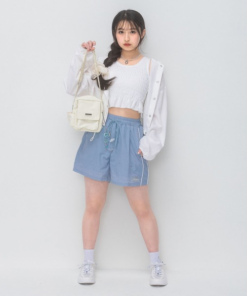 repipi armario パンツ 「撥水加工」パイピング撥水ショート