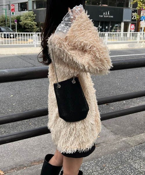 「HELLO.SANFRANCISCO」 カーディガン ONE SIZE アイボリー レディース_画像3