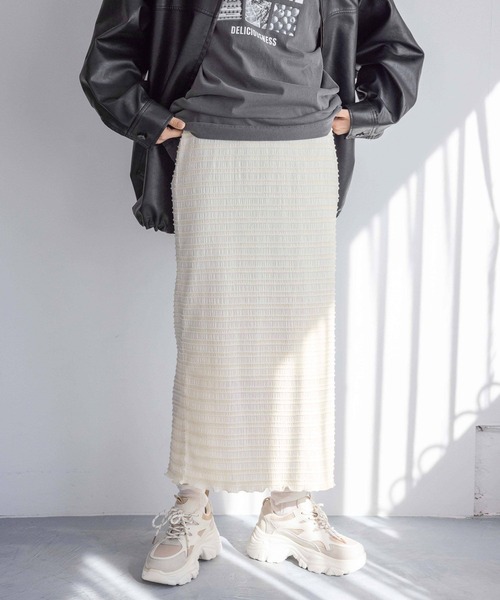 LOWRYS FARM（ローリーズファーム） スカート ミニシャーリングタイト