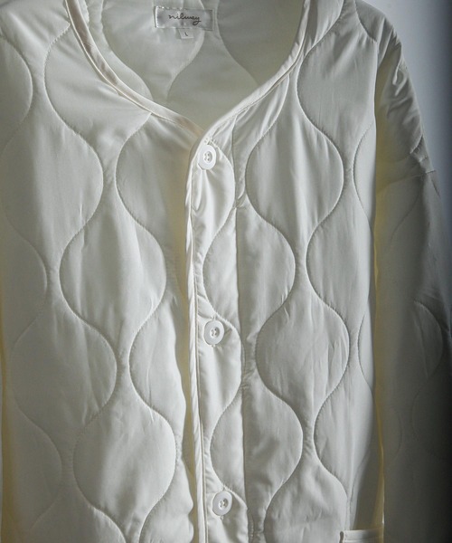 「Nilway」 コート MEDIUM オフホワイト メンズ_画像5