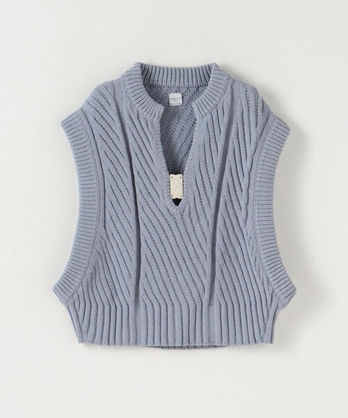 ベスト ジレ 「ONICA × Steven Alan」AIRLY COTTON MIX VEST/ベスト レディース ONICA × Steven Alan＞AIRLY COTTON MIX VEST/ベスト