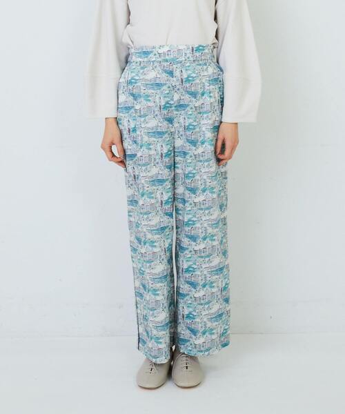 ADIEU TRISTESSE　kazumiさん リバティ　プリント　パンツ ADIEU TRISTESSE パンツ kazumiさんコラボ リバティプリント
