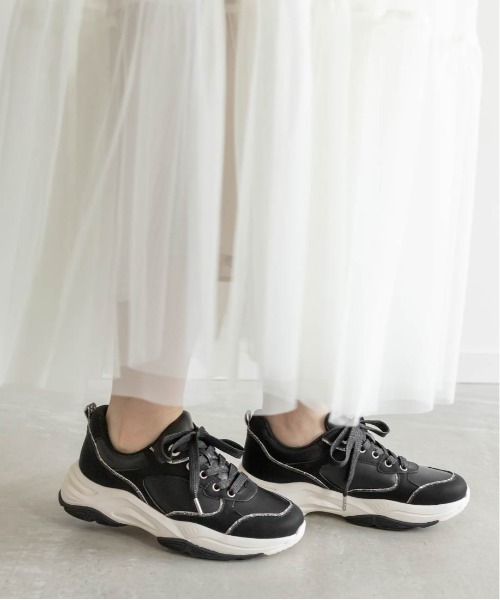 RANDA（ランダ） スニーカー グリッターラインスニーカー レディース