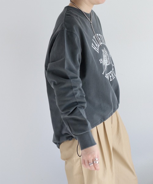 cepo（セポ） トレーナー スウェット ミニ裏毛スソドロストプル