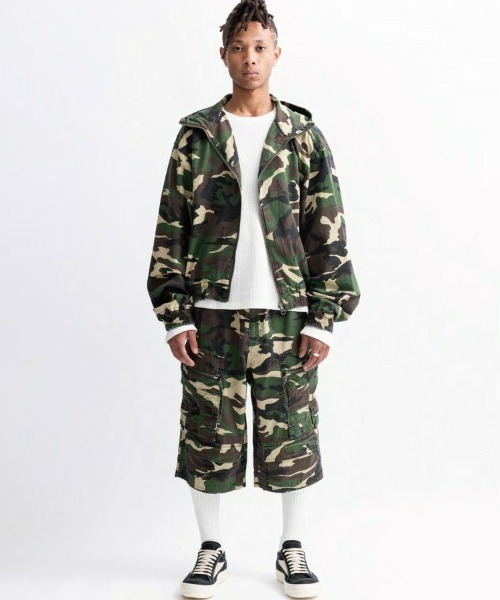 BREATH カーゴパンツ 「BREATH / ブレス」SUICIDE CAMO CARGO CROPPED