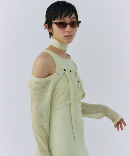 2WAY NECK RIB KNIT(F SAX): TOPSjosemoon