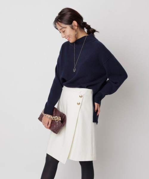 「JUSGLITTY」 スカート 0 ネイビー レディース_画像5