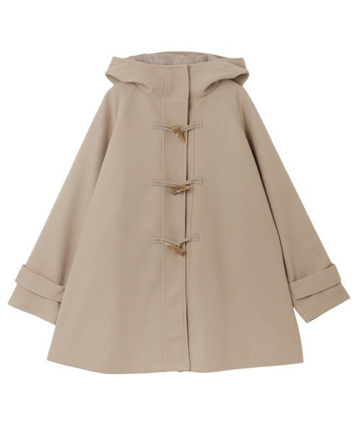 「andme」 ダッフルコート L ブラック レディース_画像4