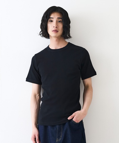 Hanes（ヘインズ） tシャツ 「HANES/ヘインズ」BEEFY リブクルーネック