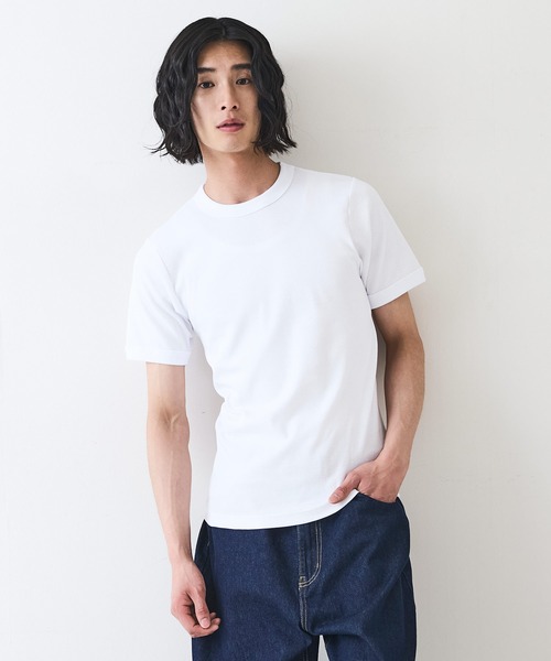 Hanes（ヘインズ） tシャツ 「HANES/ヘインズ」BEEFY リブクルーネック