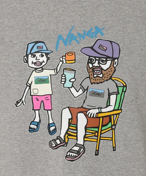 NANGA エコハイブリッドティー (ODM PT (FAM PT)2枚セット SPECIAL PRICE】エコハイブリッドキッズTシャツ（FAM PT