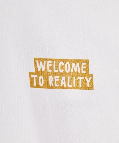 tシャツ 「FUNG/ファング」 REALITY カットオフ プリントＴシャツ レディース FUNG tシャツ 「FUNG/ファング」 REALITY カットオフ プリントT