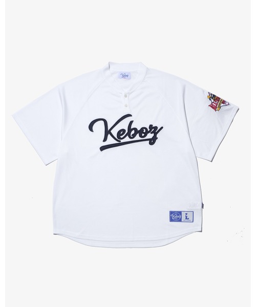 ウェア Keboz ICON MESH BASEBALL HENLEY KEBOZ シャツ ICON MESH BASEBALL HENLEY メンズ : ZOZOTOWN