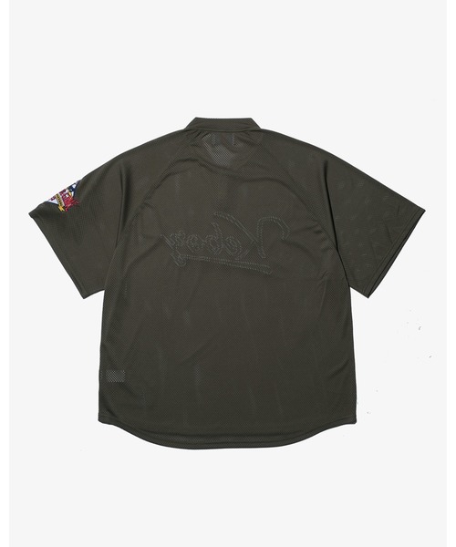 KEBOZ シャツ ICON MESH BASEBALL HENLEY メンズ : ZOZOTOWN