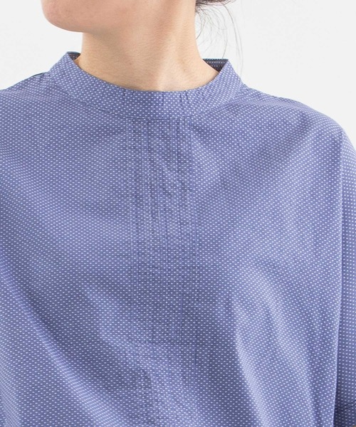 tシャツ Cloche USコットンフロントピンドットトップス レディース セール】Cloche USコットンフロントピンドットトップス（Tシャツ