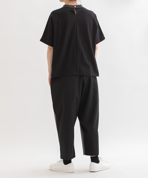 Cloche USコットンフロントピンドットトップス nop de nod tシャツ Cloche USコットンフロントピンドット