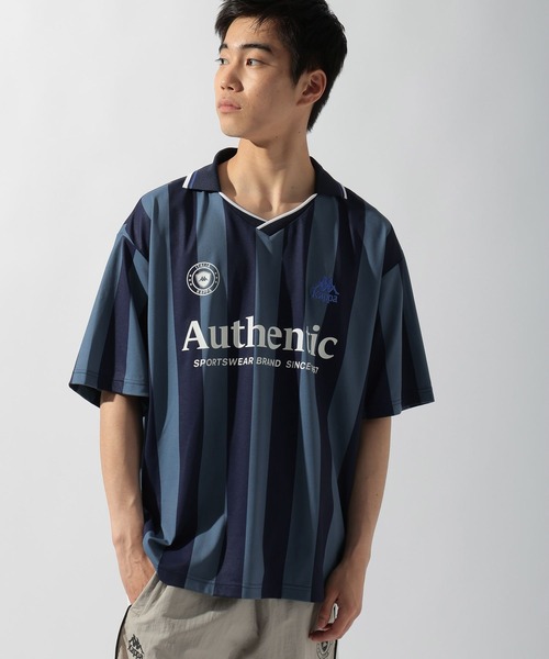 グレミオ GREMIO Kappa紺カッパ ユニフォーム レプリカ ゲームシャツ Kappa（カッパ） シャツ 「水陸両用」「Kappa」別注ゲームシャツ