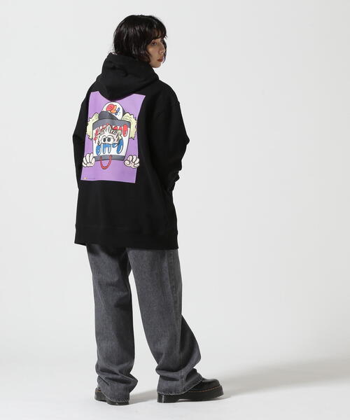 over print パーカー overprint/オーバープリント/「LHP