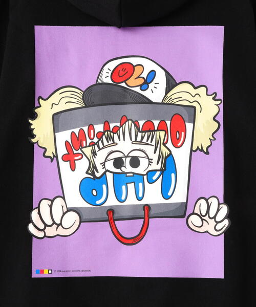 パーカー overprint/オーバープリント/「LHP EXCLUSIVE」Deley Hoodie レディース メンズ over print パーカー overprint/オーバープリント/「LHP