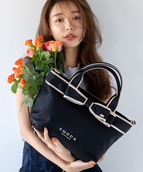 Tocca トッカ　2way トートバック TOCCA 「TOCCA」 2WAYバッグ F ブラック レディース : ZOZOTOWN