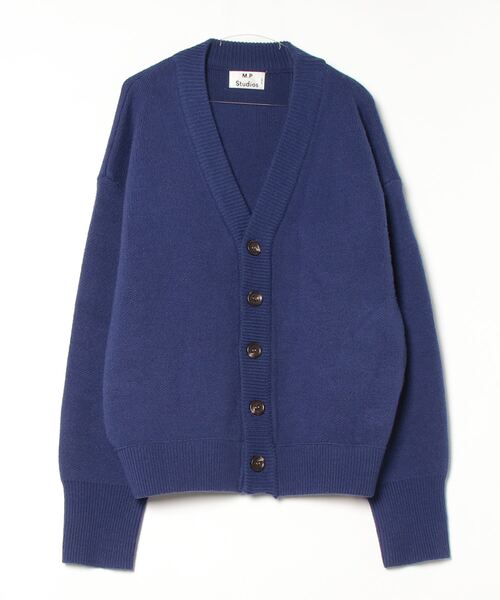 MASONPRINCE 「M.P Studios」ニットカーディガン M ブルー メンズ