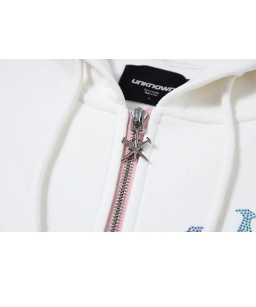 UNKNOWN LONDON 「UNKNOWN LONDON」 ジップアップパーカー X