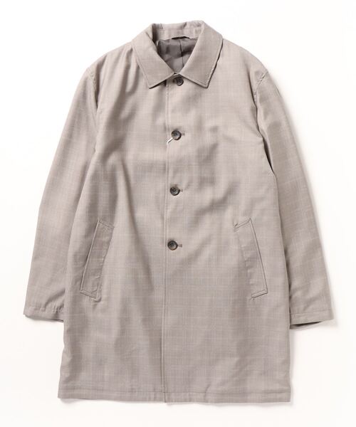 「SHIPS Colors」 ステンカラーコート MEDIUM ベージュ メンズ_画像2