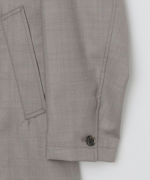 「SHIPS Colors」 ステンカラーコート MEDIUM ベージュ メンズ_画像7