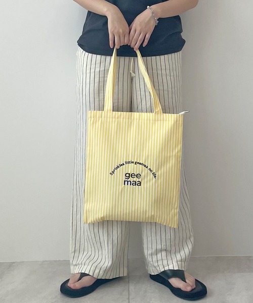 YELLOW LOBSTER ストライプ トートバッグ YELLOW LOBSTER ストライプ トートバッグ YELLOW LOBSTER ストライプ