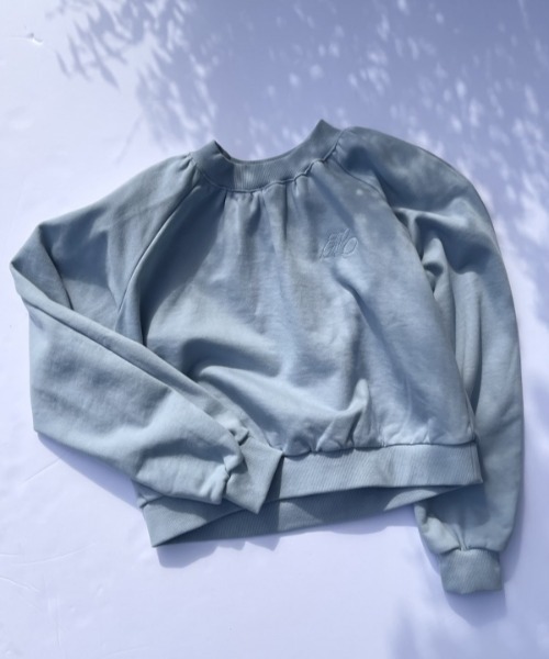 トレーナー スウェット shoulder pad sweat tops レディース