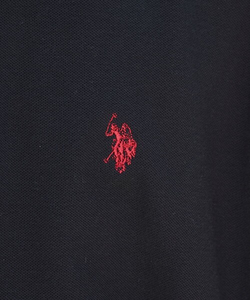 「FREAK'S STORE」 「U.S.POLO ASSN.」半袖ポロシャツ MEDIUM グリーン メンズ
