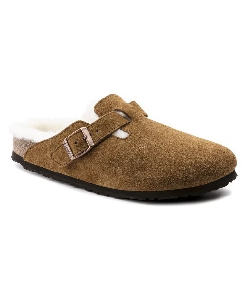 新品　ビルケンシュトック　ボストン　シアリング　内ボア　ムートン　グレー BIRKENSTOCK [ビルケンシュトック正規販売店] Boston Shearling