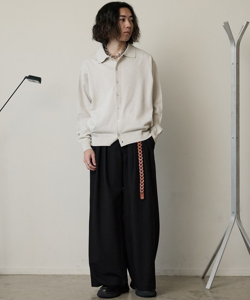 パンツ WYM LIDNM
TUCK STRAIGHT HERITAGE CARGO WYM LIDNM 「WYM LIDNM」 スラックス M チャコール メンズ
