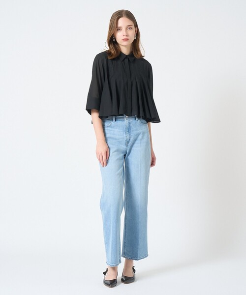 ANAYI ブラウス シャツ ボイルタックシャツブラウス レディース