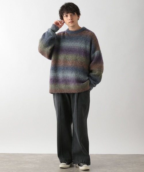「RAGEBLUE」 加工デニムパンツ LARGE ブルー系その他 メンズ