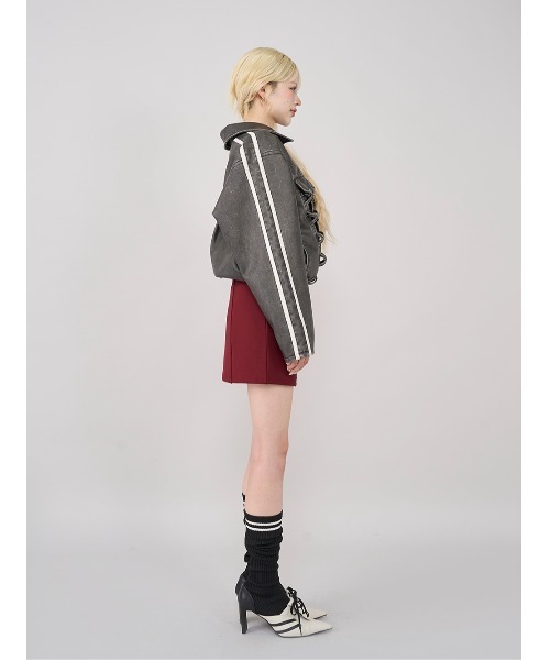 Darich（ダーリッチ） コート アウター ラインレザーオーバー