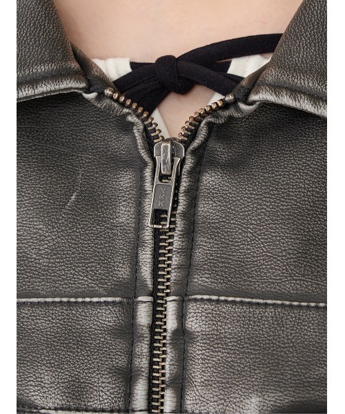 Darich（ダーリッチ） コート アウター ラインレザーオーバー