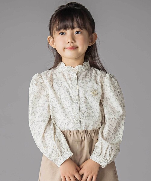 BeBe Petits Pois Vert（ベベ プチ ポワ ヴェール） ブラウス シャツ