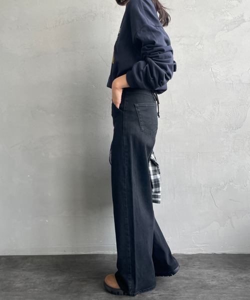 SOMETHING（サムシング） ジーンズ デニム デニムパンツ LISA レース