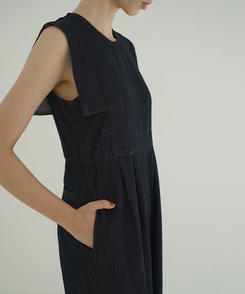 CLANE（クラネ） オールインワン SQUARE SLEEVE DENIM ALL IN ONE