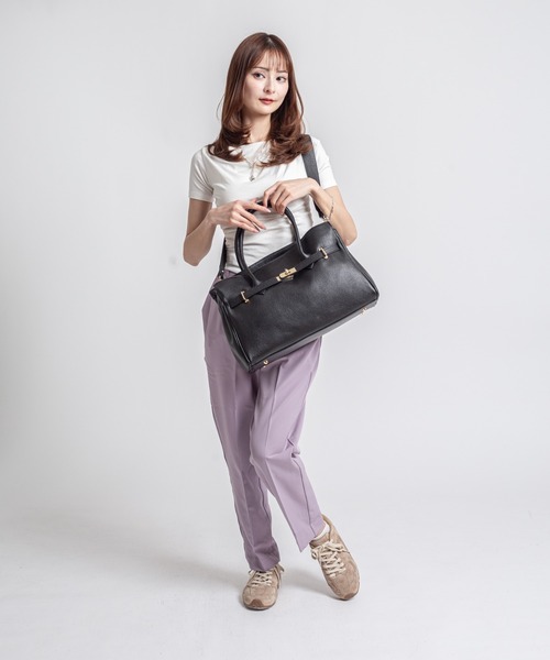 【新品】  AULENTTI / オーレンティ | 2022SS | L'Appartement取り扱い Shoulder Bag 2Way レザー トート ショルダーバッグ | ベージュ | レディース AULENTTI（オウレンティ） ショルダーバッグ バッグ 「AULENTTI