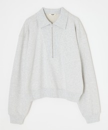 THROW by SLY トレーナー スウェット ZIP COLLAR SW TOPS ジップ